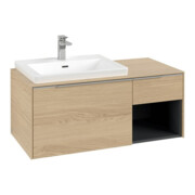 V&B Waschtischunterschrank Beck. li Subway 3.0 100,1x42,25x51,6cm, m LE/Gr AL g, No Oa