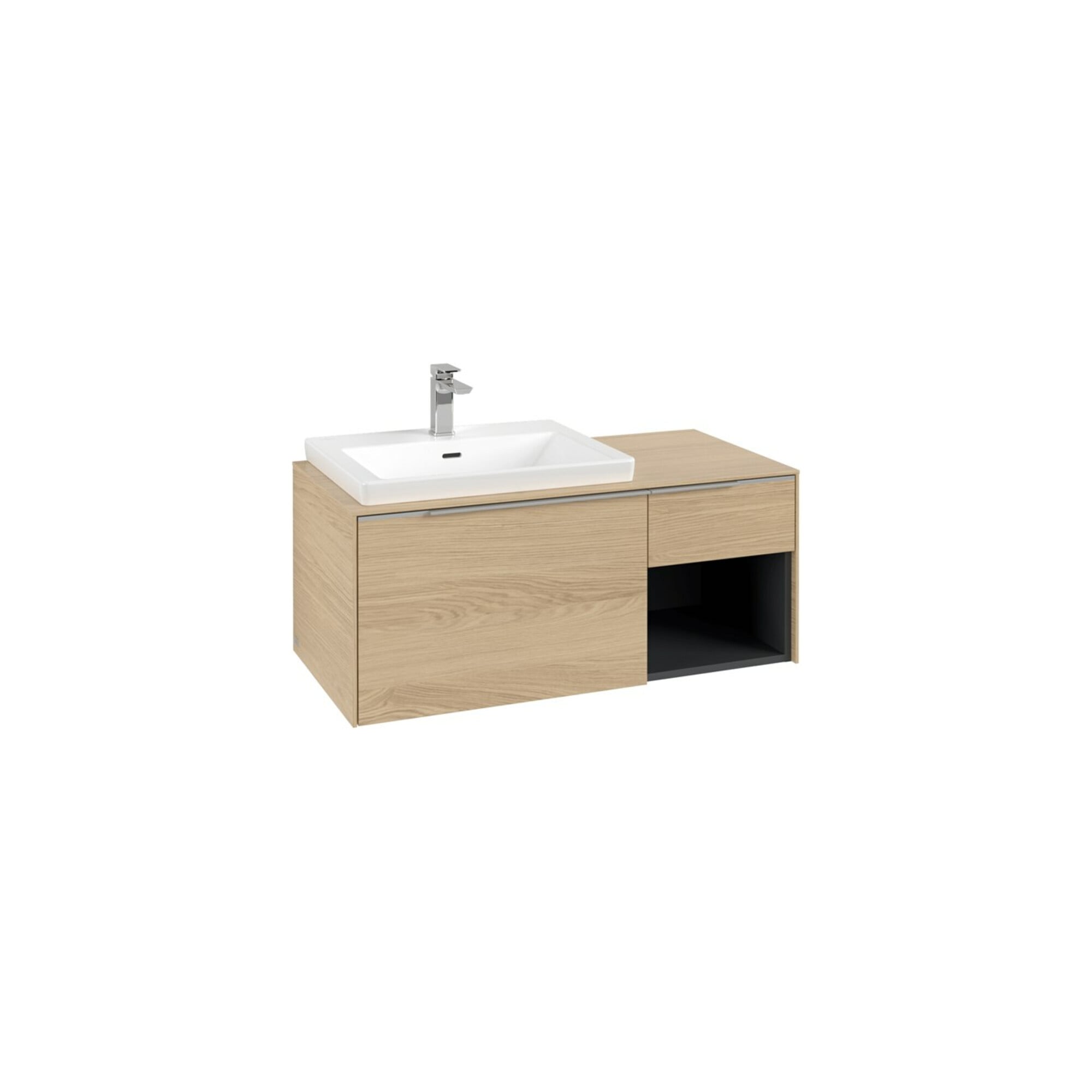 V&B Waschtischunterschrank Beck. li Subway 3.0 100,1x42,25x51,6cm, m LE/Gr AL g, No Oa ; Villeroy & Boch