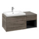 V&B Waschtischunterschrank Beck. li Subway 3.0 100,1x42,25x51,6cm, m LE/Gr AL g, st. Oa-3