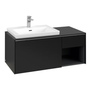V&B Waschtischunterschrank Beck. li Subway 3.0 100,1x42,25x51,6cm, m LE/Gr AL g, vo bla
