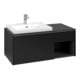 V&B Waschtischunterschrank Beck. li Subway 3.0 100,1x42,25x51,6cm, m LE/Gr AL g, vo bla-1