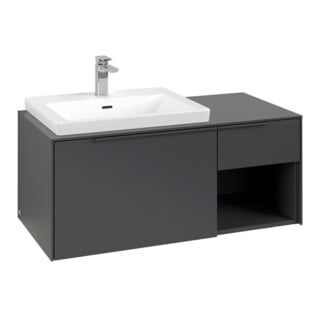 V&B Waschtischunterschrank Beck. li Subway 3.0 100,1x42,25x51,6cm, m LE/Gr mon., graph.