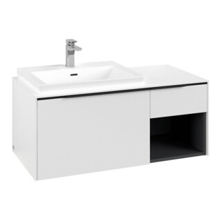 V&B Waschtischunterschrank Beck. li Subway 3.0 100,1x42,25x51,6cm, m LE/Gr vo b, P wh.