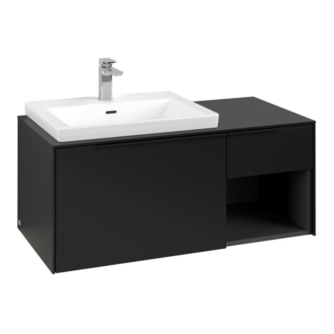 V&B Waschtischunterschrank Beck. li Subway 3.0 100,1x42,25x51,6cm, m LE/Gr vo b, vo bla