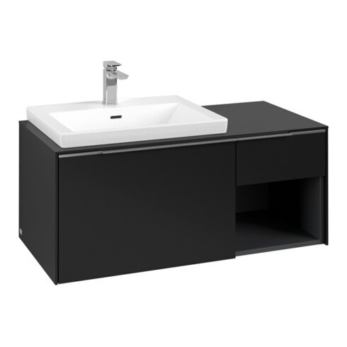 V&B Waschtischunterschrank Beck. li Subway 3.0 100,1x42,25x51,6cm, o LE/Gr AL g, vo bla