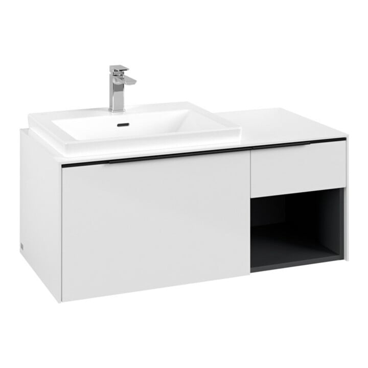 V&B Waschtischunterschrank Beck. li Subway 3.0 100,1x42,25x51,6cm, o LE/Gr vo b, Bri w