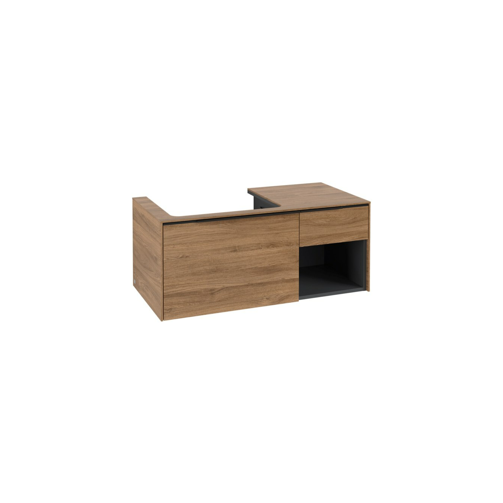 V&B Waschtischunterschrank Beck. li Subway 3.0 100,1x42,25x51,6cm, o LE/Gr vo b, Kan Oa ; Villeroy & Boch