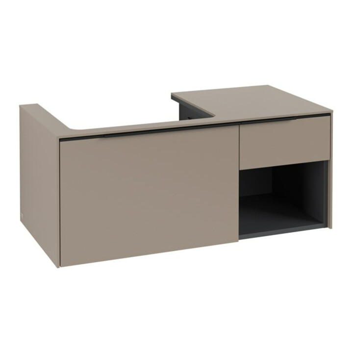 V&B Waschtischunterschrank Beck. li Subway 3.0 100,1x42,25x51,6cm, o LE/Gr vo bla, Tau