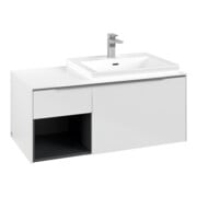 V&B Waschtischunterschrank Beck. re Subway 3.0 100,1x42,25x51,6cm, m LE/Gr AL g, Bri w