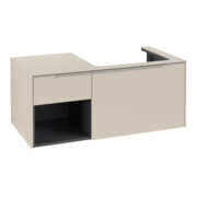 V&B Waschtischunterschrank Beck. re Subway 3.0 100,1x42,25x51,6cm, m LE/Gr AL g, ca Gr