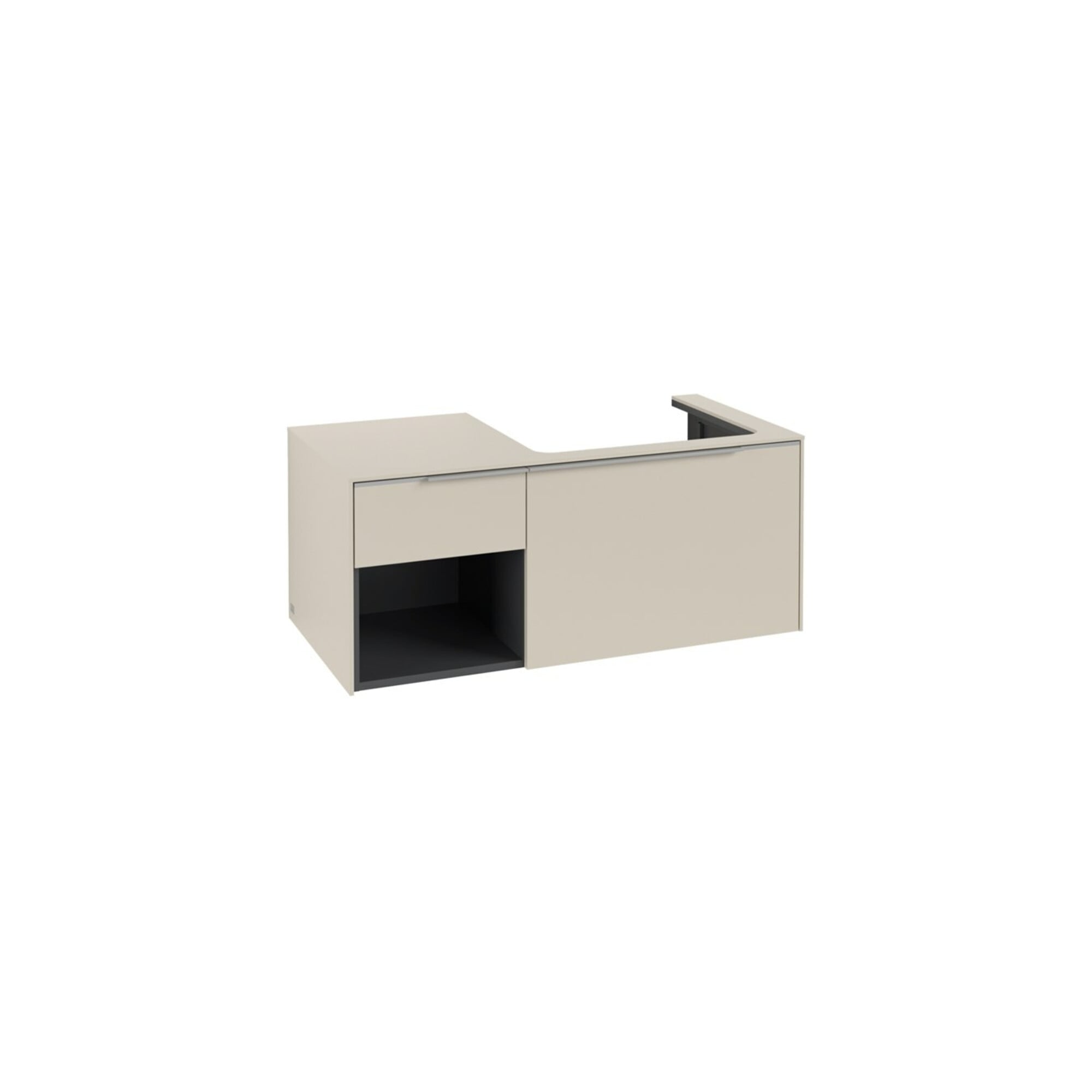 V&B Waschtischunterschrank Beck. re Subway 3.0 100,1x42,25x51,6cm, m LE/Gr AL g, ca Gr ; Villeroy & Boch