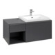 V&B Waschtischunterschrank Beck. re Subway 3.0 100,1x42,25x51,6cm, m LE/Gr AL g, graph.-1