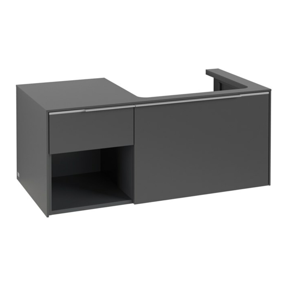 V&B Waschtischunterschrank Beck. re Subway 3.0 100,1x42,25x51,6cm, m LE/Gr AL g, graph.