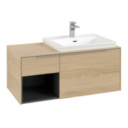 V&B Waschtischunterschrank Beck. re Subway 3.0 100,1x42,25x51,6cm, m LE/Gr AL g, No Oa