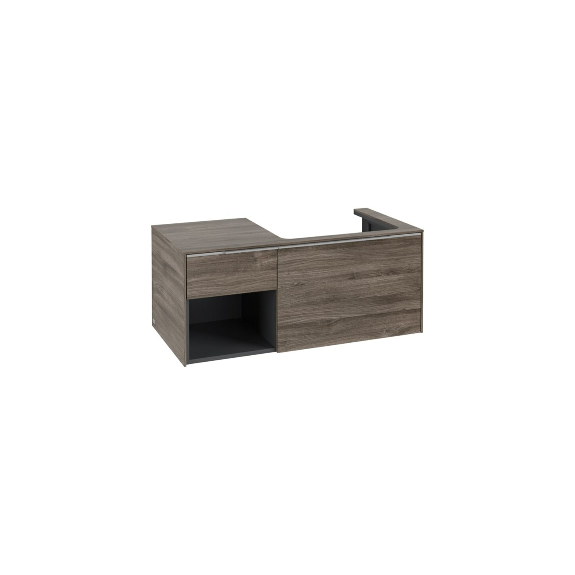 V&B Waschtischunterschrank Beck. re Subway 3.0 100,1x42,25x51,6cm, m LE/Gr AL g, st. Oa ; Villeroy & Boch