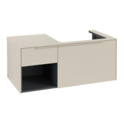 V&B Waschtischunterschrank Beck. re Subway 3.0 100,1x42,25x51,6cm, m LE/Gr mon., ca Gr