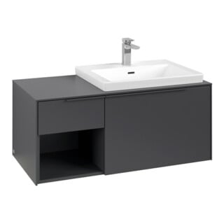 V&B Waschtischunterschrank Beck. re Subway 3.0 100,1x42,25x51,6cm, m LE/Gr mon., graph.