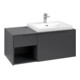 V&B Waschtischunterschrank Beck. re Subway 3.0 100,1x42,25x51,6cm, m LE/Gr mon., graph.-1