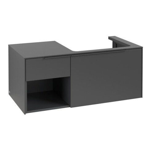 V&B Waschtischunterschrank Beck. re Subway 3.0 100,1x42,25x51,6cm, m LE/Gr mon., graph.