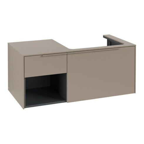 V&B Waschtischunterschrank Beck. re Subway 3.0 100,1x42,25x51,6cm, m LE/Gr monochr, Tau