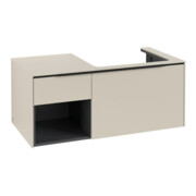 V&B Waschtischunterschrank Beck. re Subway 3.0 100,1x42,25x51,6cm, m LE/Gr vo b, ca Gr