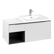 V&B Waschtischunterschrank Beck. re Subway 3.0 100,1x42,25x51,6cm, m LE/Gr vo b, P wh.