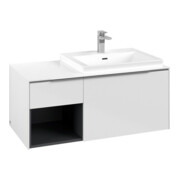 V&B Waschtischunterschrank Beck. re Subway 3.0 100,1x42,25x51,6cm, o LE/Gr AL g, Bri w