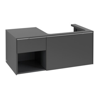 V&B Waschtischunterschrank Beck. re Subway 3.0 100,1x42,25x51,6cm, o LE/Gr AL g, graph.