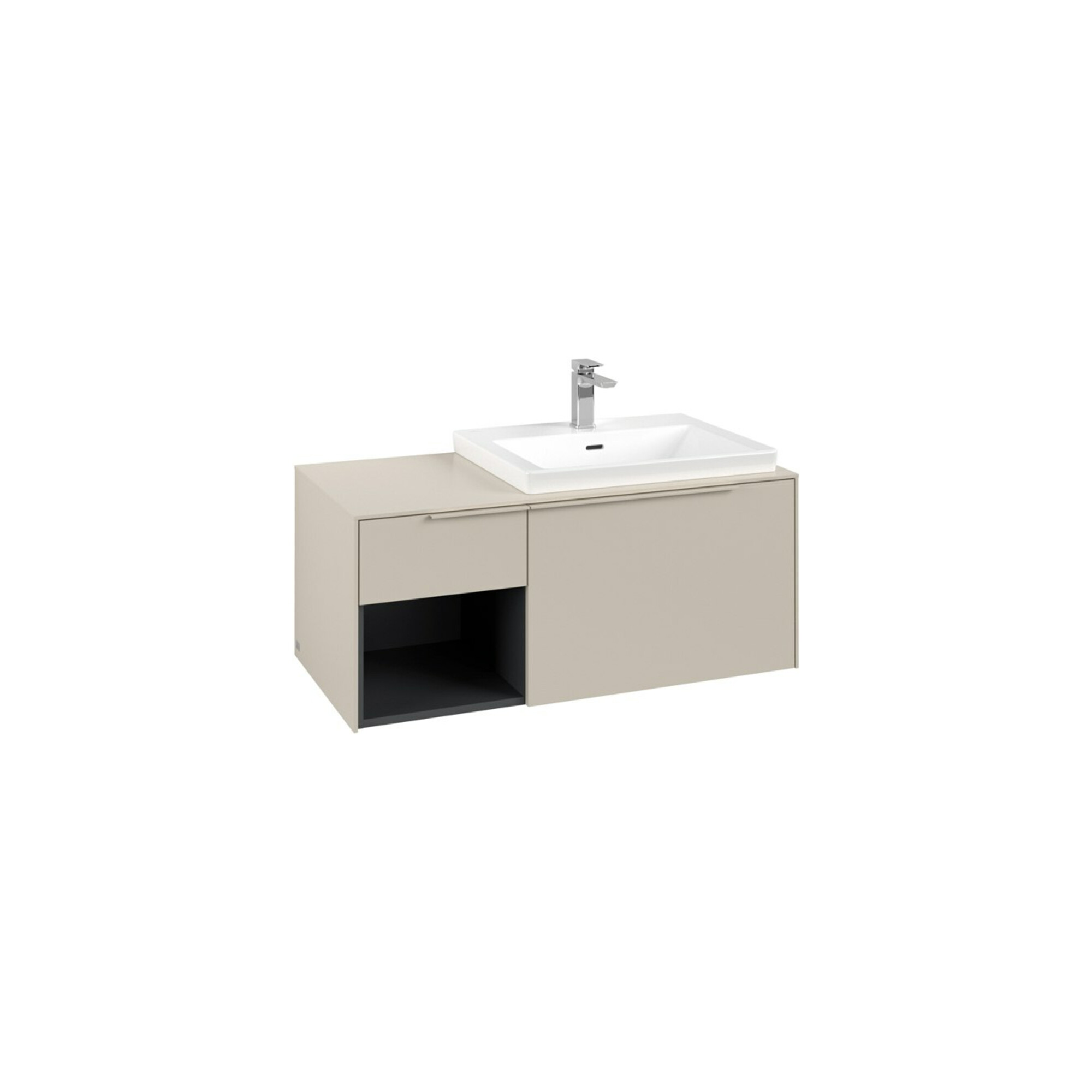 V&B Waschtischunterschrank Beck. re Subway 3.0 100,1x42,25x51,6cm, o LE/Gr mon., ca Gr ; Villeroy & Boch