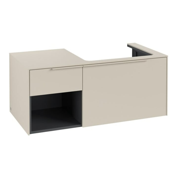 V&B Waschtischunterschrank Beck. re Subway 3.0 100,1x42,25x51,6cm, o LE/Gr mon., ca Gr