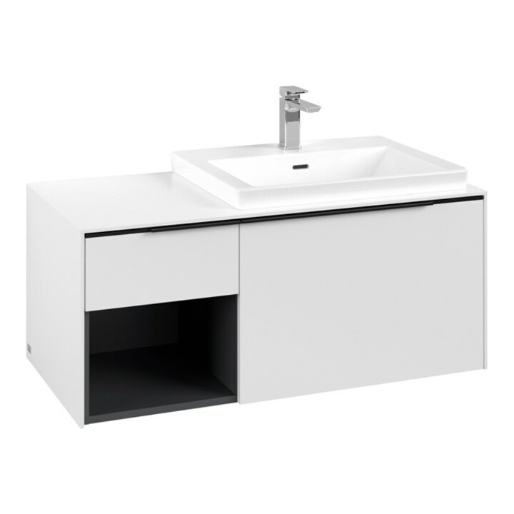 V&B Waschtischunterschrank Beck. re Subway 3.0 100,1x42,25x51,6cm, o LE/Gr vo b, P wh.
