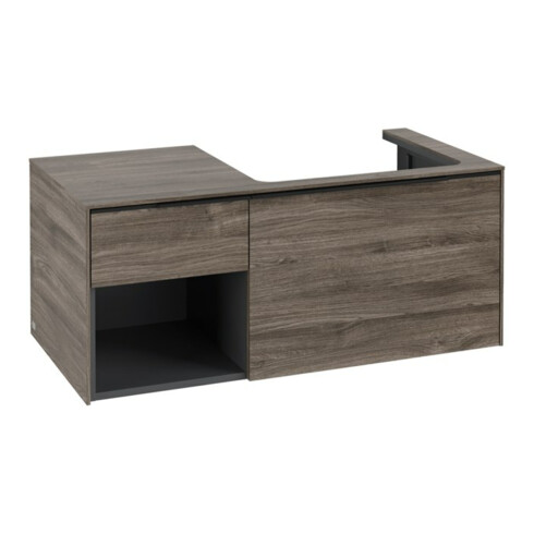 V&B Waschtischunterschrank Beck. re Subway 3.0 100,1x42,25x51,6cm, o LE/Gr vo b, st. Oa