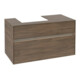 V&B Waschtischunterschrank Collaro 100x54,8x50cm, WT l, LED 7,3 W, Ariz. Oa-1