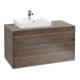 V&B Waschtischunterschrank Collaro 100x54,8x50cm, WT l, LED 7,3 W, Ariz. Oa-4