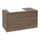 V&B Waschtischunterschrank Collaro 100x54,8x50cm, WT l, LED 7,3 W, Ariz. Oa-3