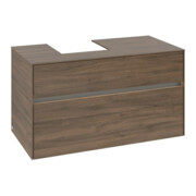 V&B Waschtischunterschrank Collaro 100x54,8x50cm, WT l, LED 7,3 W, Ariz. Oa