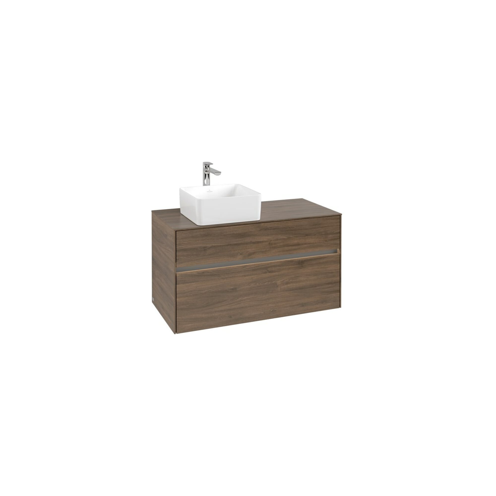 V&B Waschtischunterschrank Collaro 100x54,8x50cm, WT l, LED 7,3 W, Ariz. Oa ; Villeroy & Boch