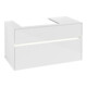 V&B Waschtischunterschrank Collaro 100x54,8x50cm, WT l, LED 7,3 W, glo wh.-1