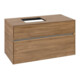 V&B Waschtischunterschrank Collaro 100x54,8x50cm, WT l, LED 7,3 W, Kan Oa-4