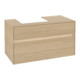 V&B Waschtischunterschrank Collaro 100x54,8x50cm, WT l, LED 7,3 W, Nord Oa-1