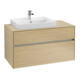 V&B Waschtischunterschrank Collaro 100x54,8x50cm, WT l, LED 7,3 W, Nord Oa-3