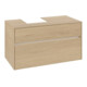 V&B Waschtischunterschrank Collaro 100x54,8x50cm, WT l, LED 7,3 W, Nord Oa-3