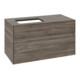V&B Waschtischunterschrank Collaro 100x54,8x50cm, WT l, LED 7,3 W, st. Oa-1