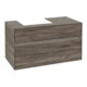 V&B Waschtischunterschrank Collaro 100x54,8x50cm, WT l, LED 7,3 W, st. Oa-3
