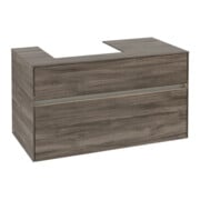 V&B Waschtischunterschrank Collaro 100x54,8x50cm, WT l, LED 7,3 W, st. Oa-3