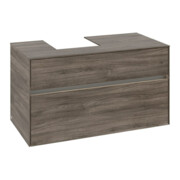 V&B Waschtischunterschrank Collaro 100x54,8x50cm, WT l, LED 7,3 W, st. Oa