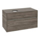 V&B Waschtischunterschrank Collaro 100x54,8x50cm, WT l, LED 7,3 W, st. Oa-3