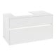 V&B Waschtischunterschrank Collaro 100x54,8x50cm, WT l, LED 7,3 W, wh. ma-3