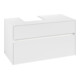 V&B Waschtischunterschrank Collaro 100x54,8x50cm, WT l, LED 7,3 W, wh. ma-3