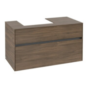 V&B Waschtischunterschrank Collaro 100x54,8x50cm, WT links, arizona oak